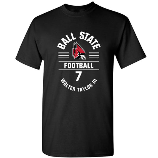 Ball State - NCAA Football : Walter Taylor III - Classic Fashion Shersey T-Shirt-0