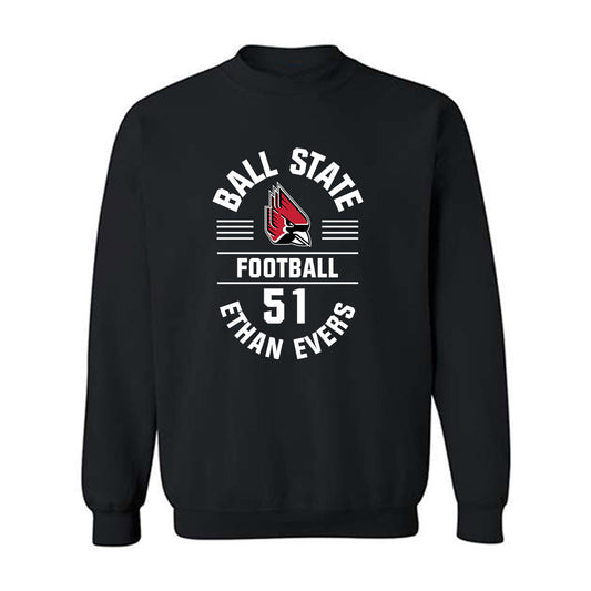 Ball State - NCAA Football : Ethan Evers - Classic Fashion Shersey Crewneck Sweatshirt