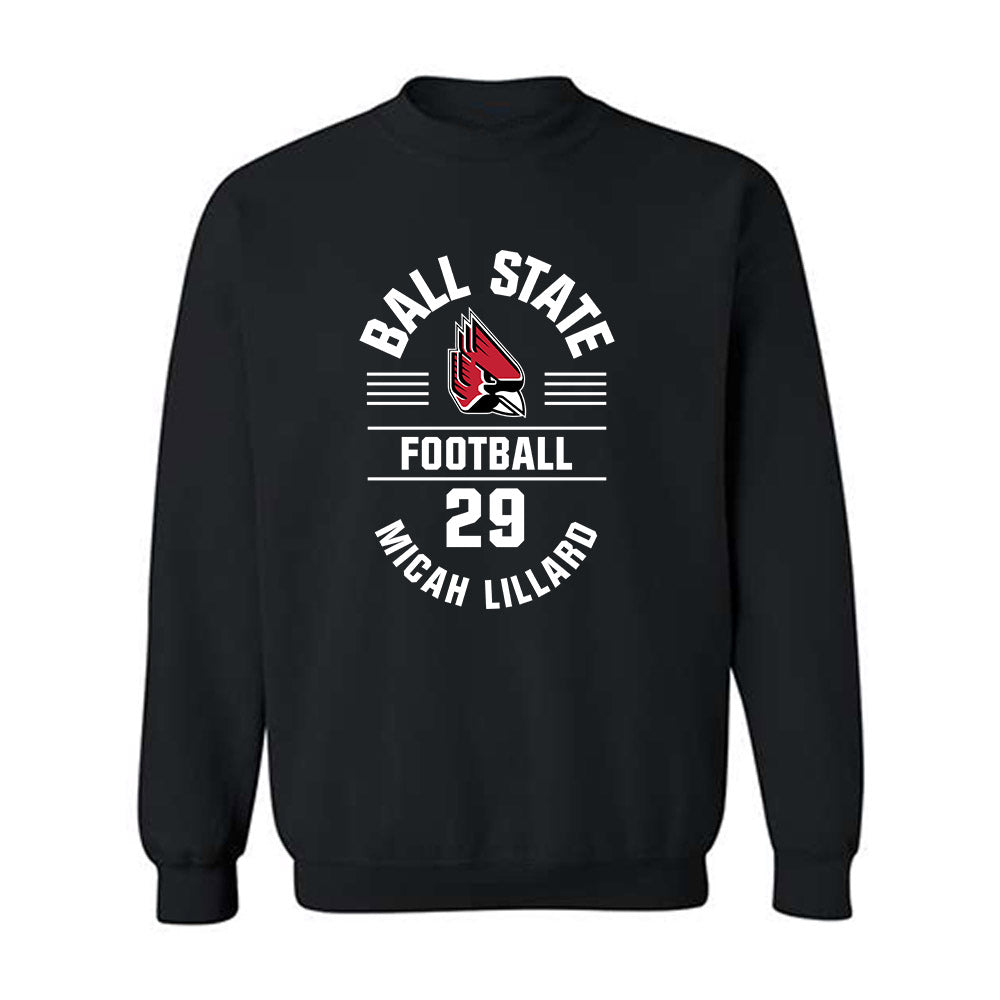 Ball State - NCAA Football : Micah Lillard - Classic Fashion Shersey Crewneck Sweatshirt-0