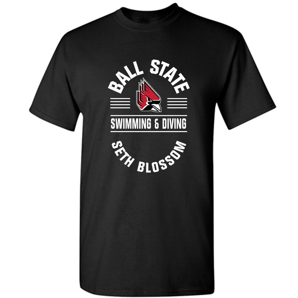 Ball State - NCAA Men's Swimming & Diving : Seth Blossom - Classic Fashion Shersey T-Shirt-0