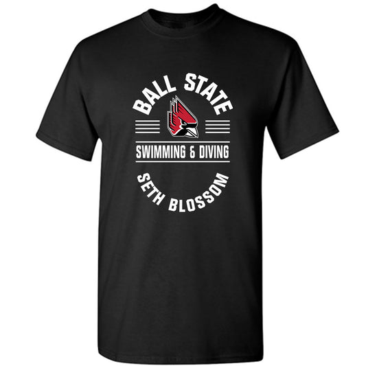 Ball State - NCAA Men's Swimming & Diving : Seth Blossom - Classic Fashion Shersey T-Shirt-0
