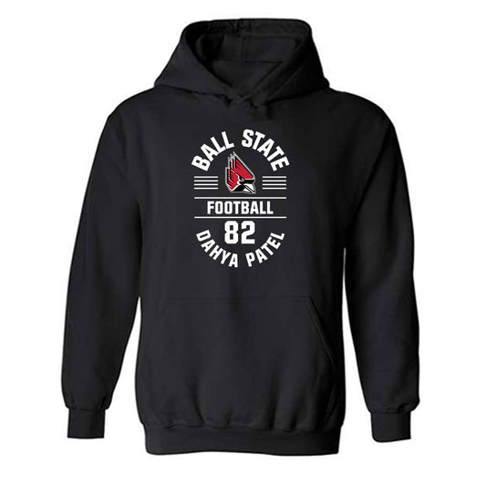 Ball State - NCAA Football : Dahya Patel - Classic Fashion Shersey Hooded Sweatshirt-0