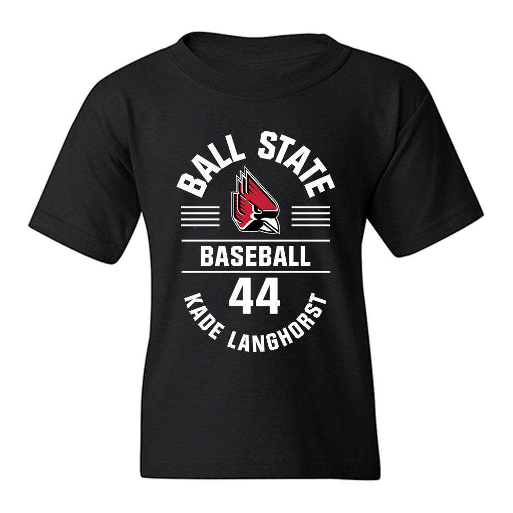 Ball State - NCAA Baseball : Kade Langhorst - Classic Fashion Shersey Youth T-Shirt-0