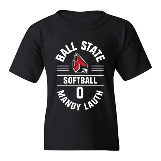 Ball State - NCAA Softball : Mandy Lauth - Classic Fashion Shersey Youth T-Shirt-0