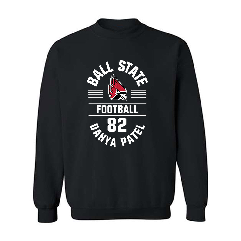 Ball State - NCAA Football : Dahya Patel - Classic Fashion Shersey Crewneck Sweatshirt-0