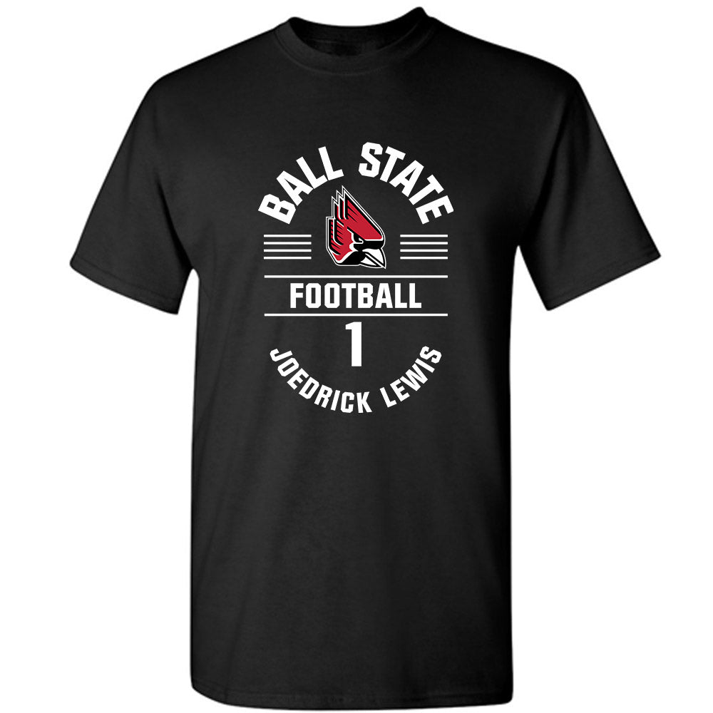 Ball State - NCAA Football : Joedrick Lewis - Classic Fashion Shersey T-Shirt-0