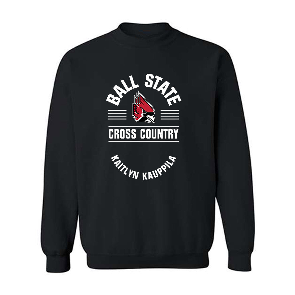 Ball State - NCAA Women's Cross Country : Kaitlyn Kauppila - Classic Fashion Shersey Crewneck Sweatshirt-0