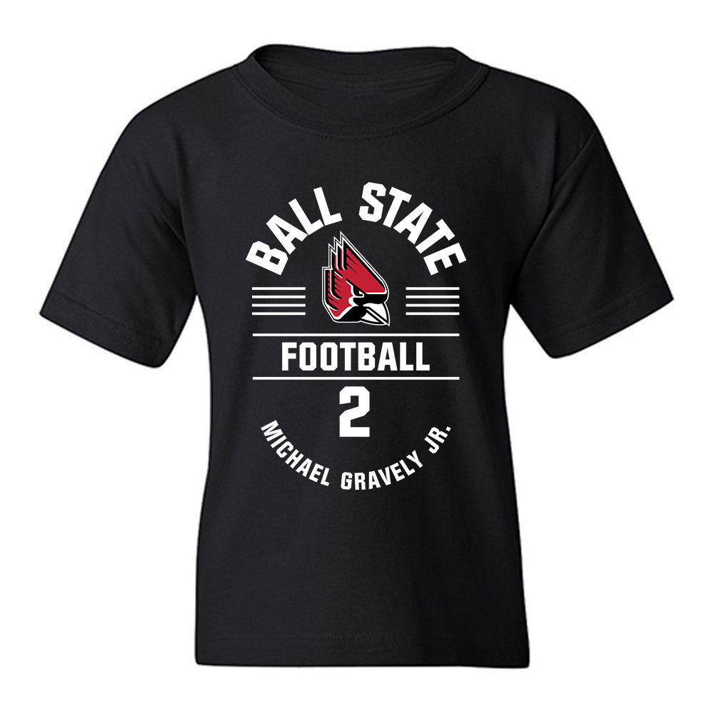 Ball State - NCAA Football : Michael Gravely Jr. - Classic Fashion Shersey Youth T-Shirt-0