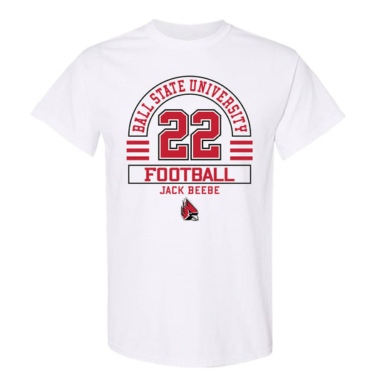 Ball State - NCAA Football : Jack Beebe - Classic Fashion Shersey T-Shirt-0