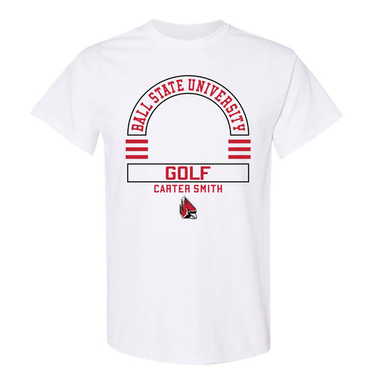 Ball State - NCAA Men's Golf : Carter Smith - Classic Fashion Shersey T-Shirt-0