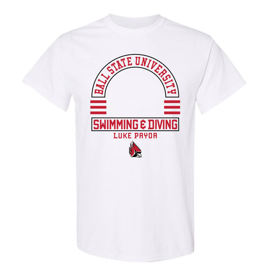 Ball State - NCAA Men's Swimming & Diving : Luke Pryor - Classic Fashion Shersey T-Shirt-0