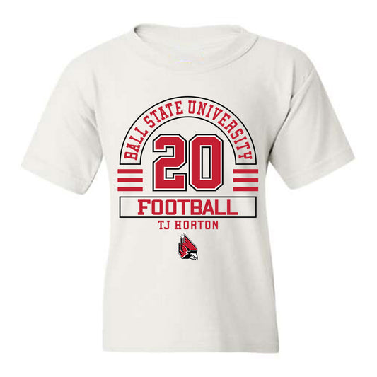 Ball State - NCAA Football : TJ Horton - Classic Fashion Shersey Youth T-Shirt