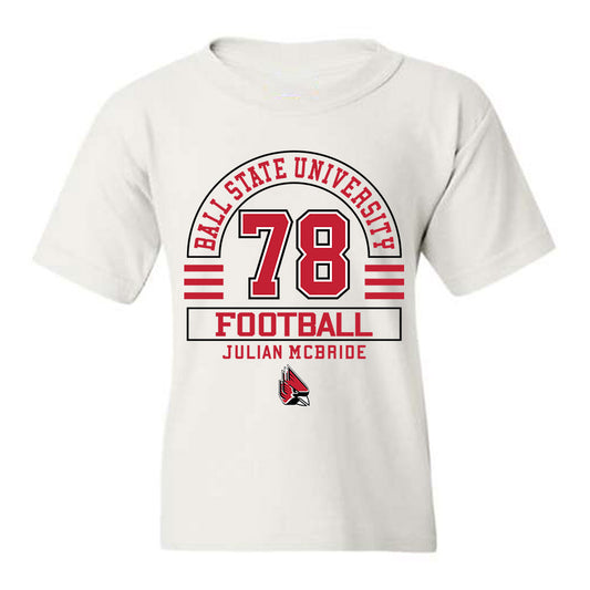 Ball State - NCAA Football : Julian McBride - Youth T-Shirt Classic Fashion Shersey