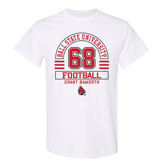Ball State - NCAA Football : Grant Haworth - Classic Fashion Shersey T-Shirt-0