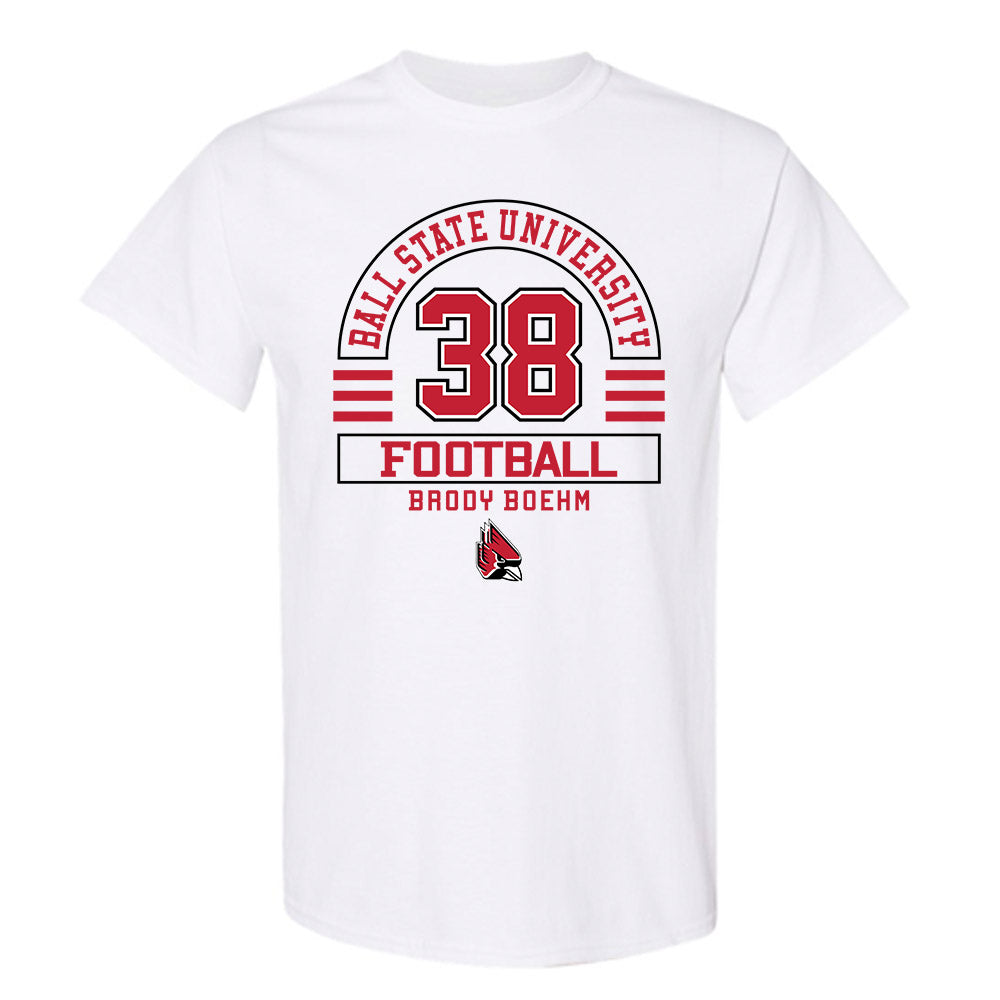 Ball State - NCAA Football : Brody Boehm - Classic Fashion Shersey T-Shirt-0