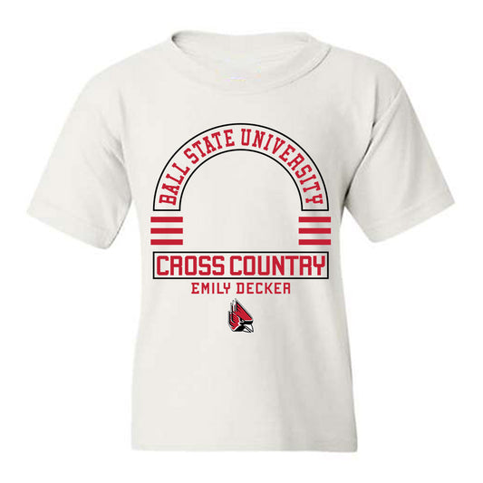 Ball State - NCAA Women's Cross Country : Emily Decker - Classic Fashion Shersey Youth T-Shirt-0