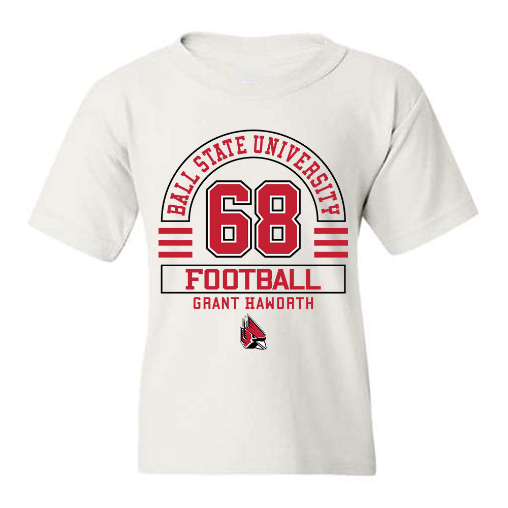 Ball State - NCAA Football : Grant Haworth - Classic Fashion Shersey Youth T-Shirt-0