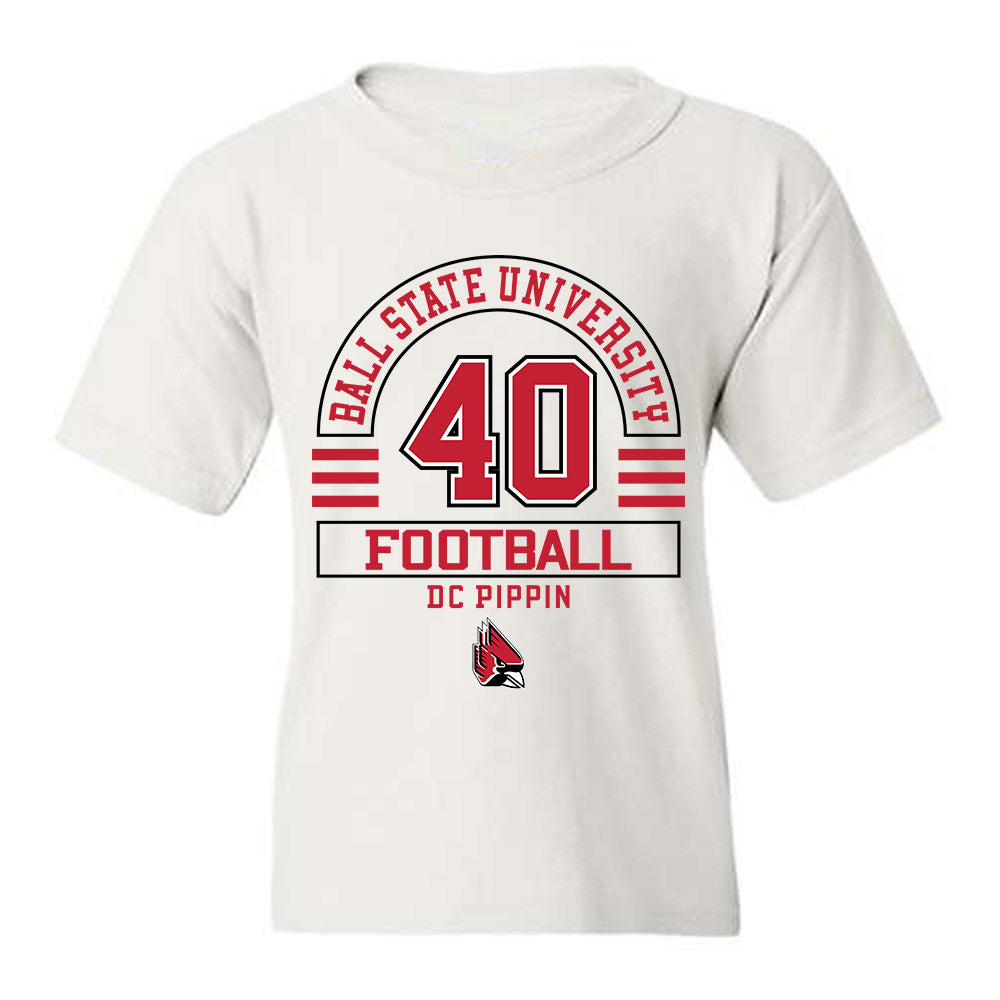 Ball State - NCAA Football : DC Pippin - Classic Fashion Shersey Youth T-Shirt-0
