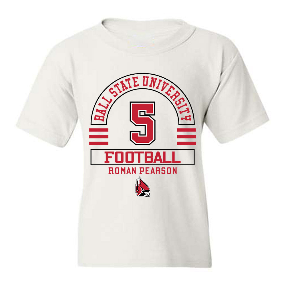 Ball State - NCAA Football : Roman Pearson - Classic Fashion Shersey Youth T-Shirt-0