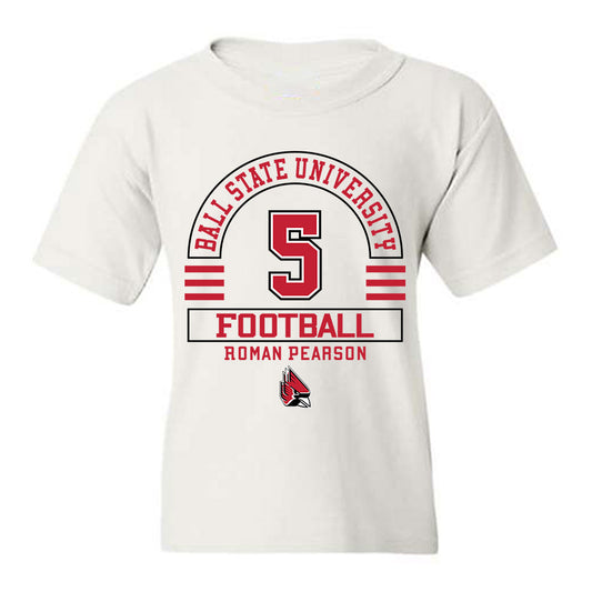 Ball State - NCAA Football : Roman Pearson - Classic Fashion Shersey Youth T-Shirt-0