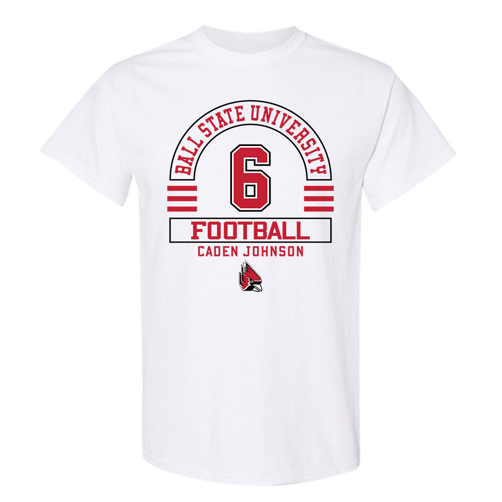Ball State - NCAA Football : Caden Johnson - Classic Fashion Shersey T-Shirt-0
