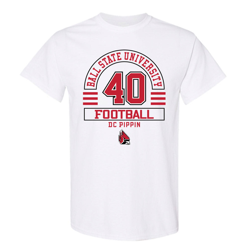 Ball State - NCAA Football : DC Pippin - Classic Fashion Shersey T-Shirt-0