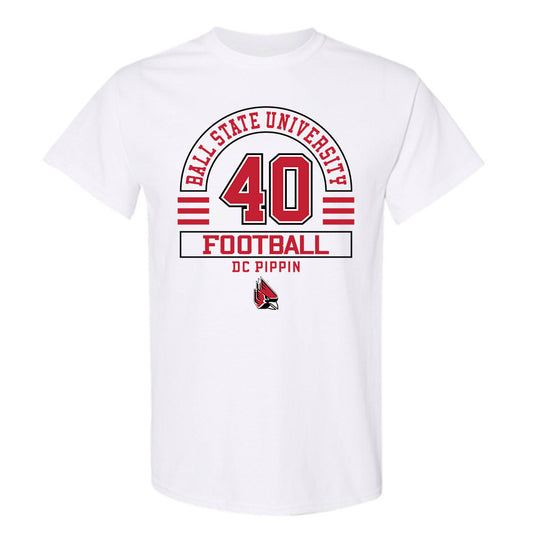 Ball State - NCAA Football : DC Pippin - Classic Fashion Shersey T-Shirt-0