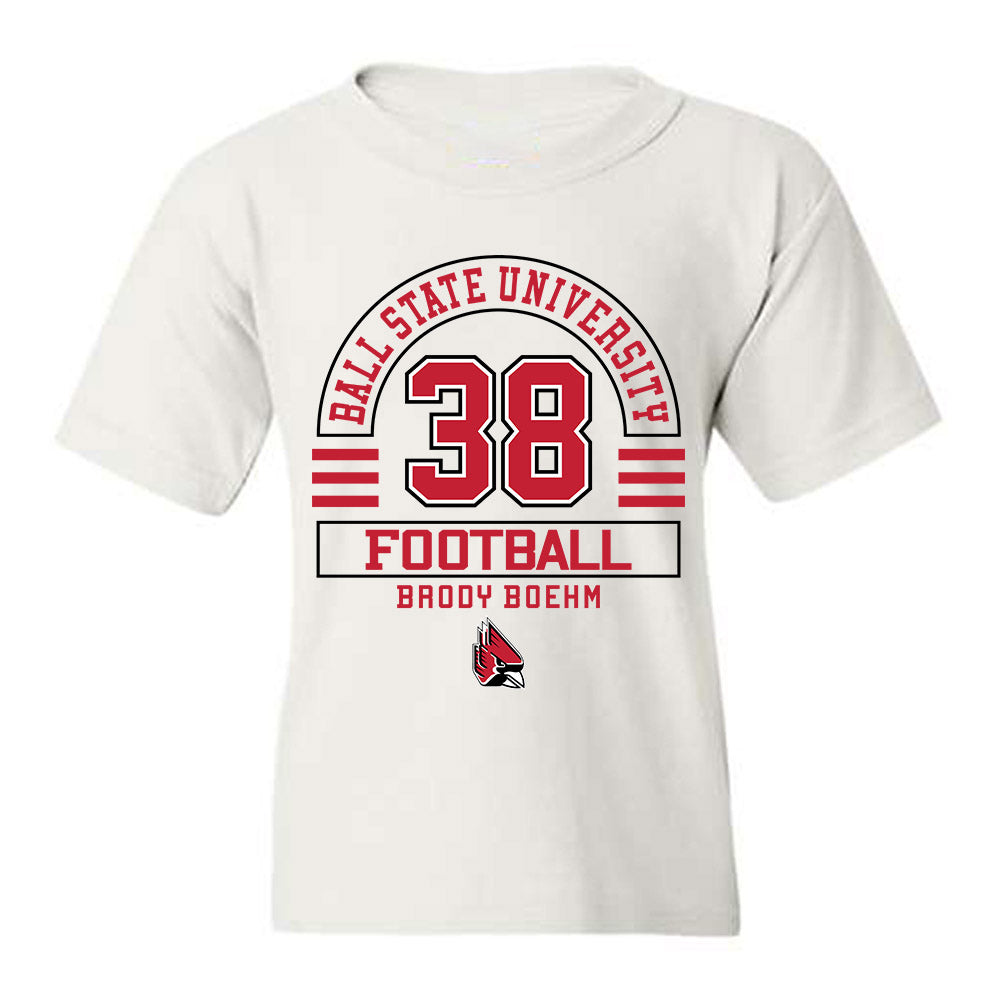 Ball State - NCAA Football : Brody Boehm - Classic Fashion Shersey Youth T-Shirt-0