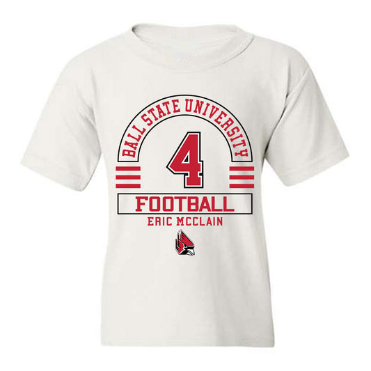Ball State - NCAA Football : Eric McClain - Classic Fashion Shersey Youth T-Shirt-0