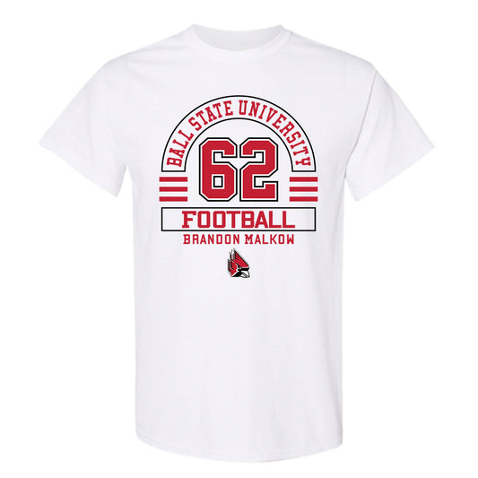 Ball State - NCAA Football : Brandon Malkow - T-Shirt Classic Fashion Shersey