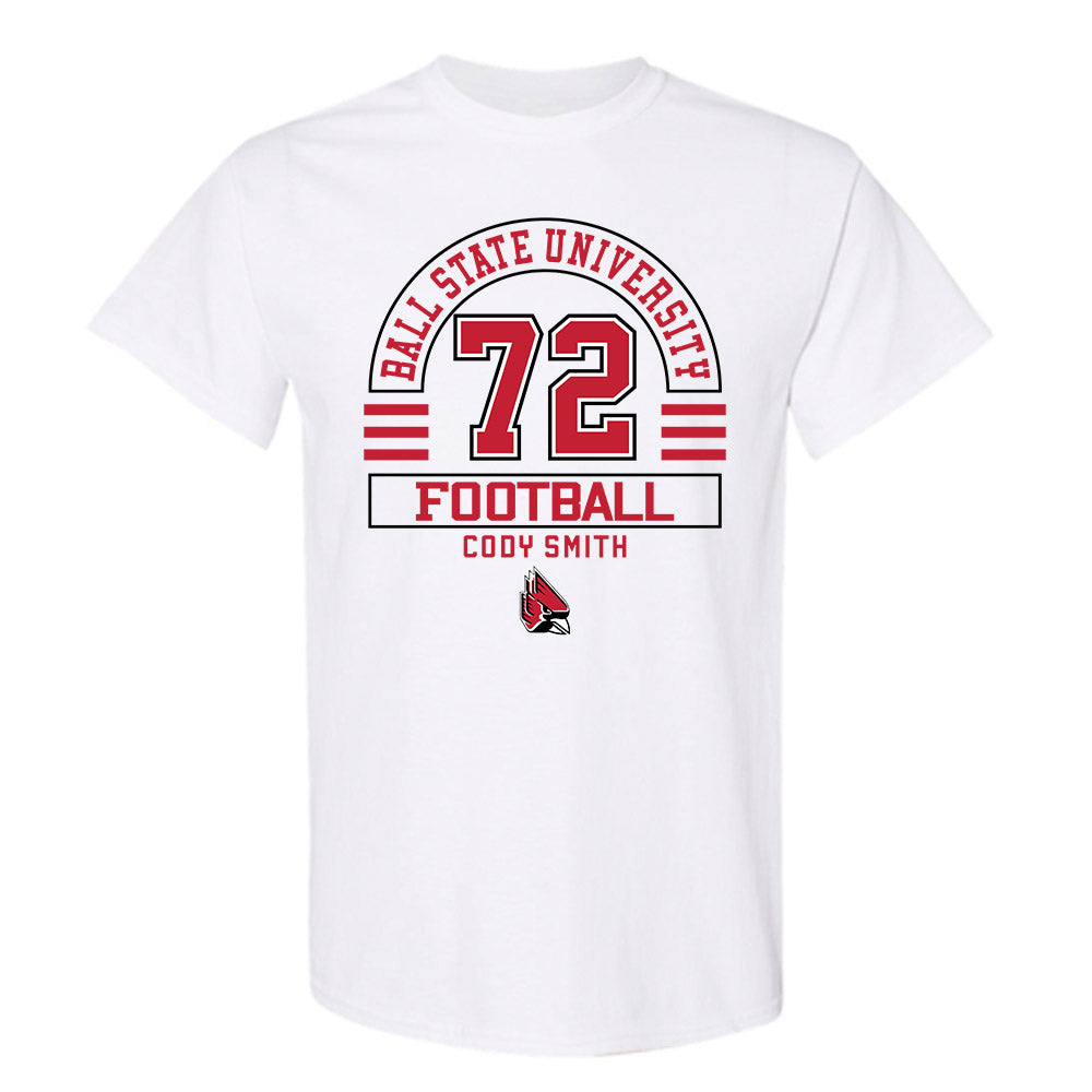 Ball State - NCAA Football : Cody Smith - Classic Fashion Shersey T-Shirt-0