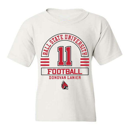 Ball State - NCAA Football : Donovan Lanier - Classic Fashion Shersey Youth T-Shirt-0