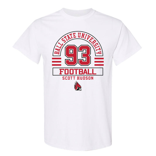Ball State - NCAA Football : Scott Hudson - Classic Fashion Shersey T-Shirt-0