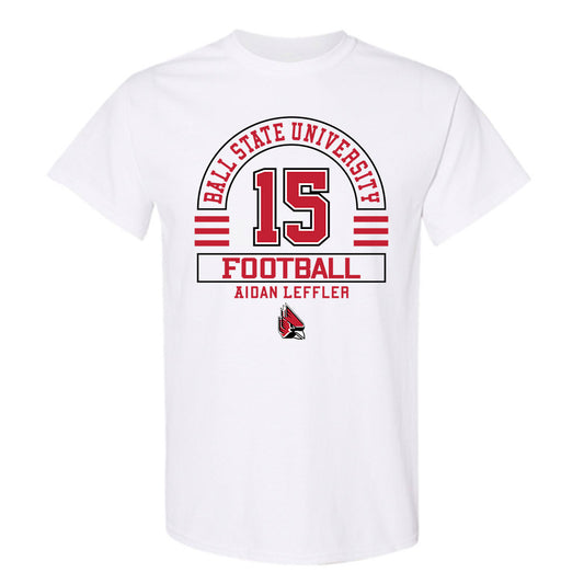 Ball State - NCAA Football : Aidan Leffler - T-Shirt Classic Fashion Shersey