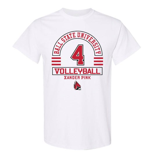 Ball State - NCAA Men's Volleyball : Xander Pink - Classic Fashion Shersey T-Shirt