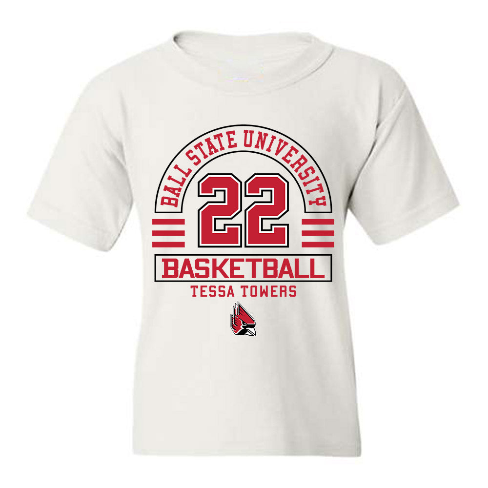 Ball State - NCAA Women's Basketball : Tessa Towers - Classic Fashion Shersey Youth T-Shirt
