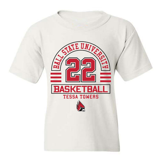 Ball State - NCAA Women's Basketball : Tessa Towers - Classic Fashion Shersey Youth T-Shirt