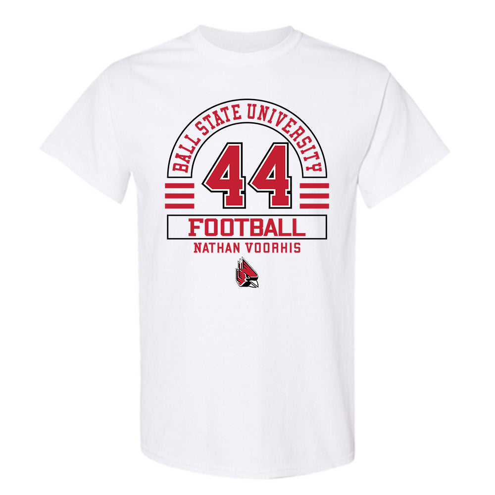 Ball State - NCAA Football : Nathan Voorhis - Classic Fashion Shersey T-Shirt-0