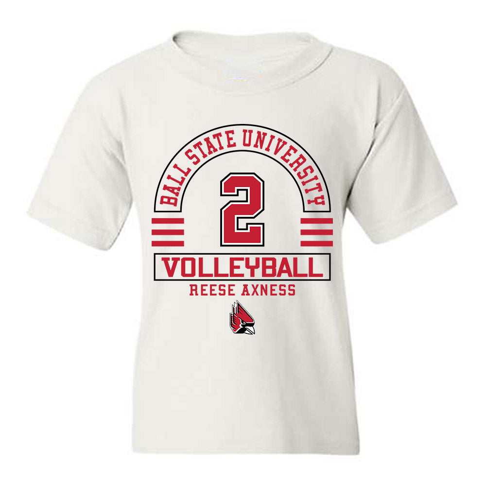Ball State - NCAA Women's Volleyball : Reese Axness - Classic Fashion Shersey Youth T-Shirt-0