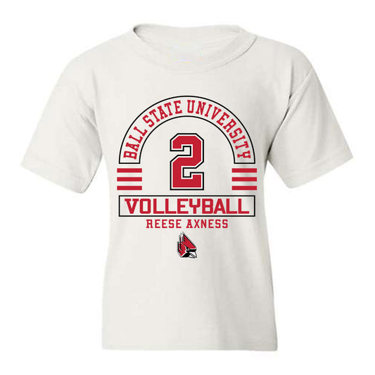 Ball State - NCAA Women's Volleyball : Reese Axness - Classic Fashion Shersey Youth T-Shirt-0