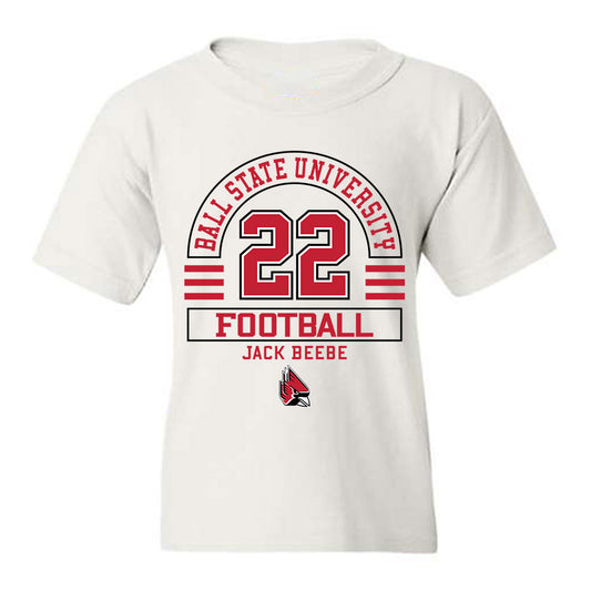 Ball State - NCAA Football : Jack Beebe - Classic Fashion Shersey Youth T-Shirt-0