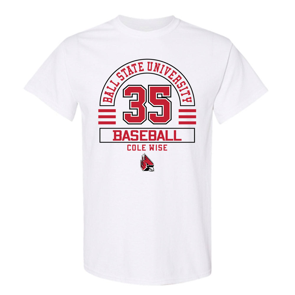 Ball State - NCAA Baseball : Cole Wise - T-Shirt Classic Fashion Shersey