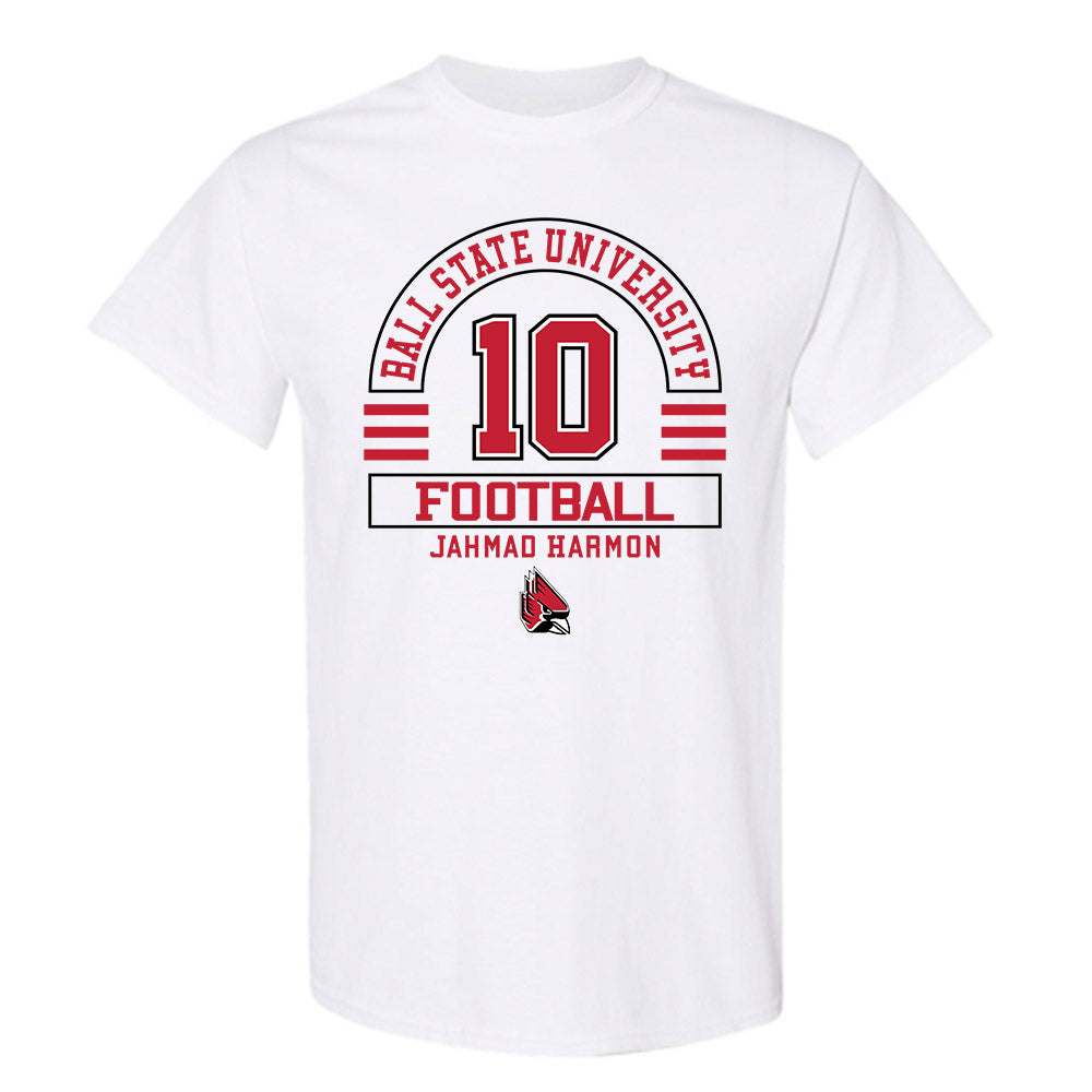 Ball State - NCAA Football : Jahmad Harmon - Classic Fashion Shersey T-Shirt-0