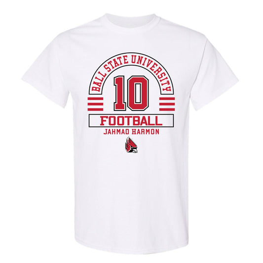 Ball State - NCAA Football : Jahmad Harmon - Classic Fashion Shersey T-Shirt-0