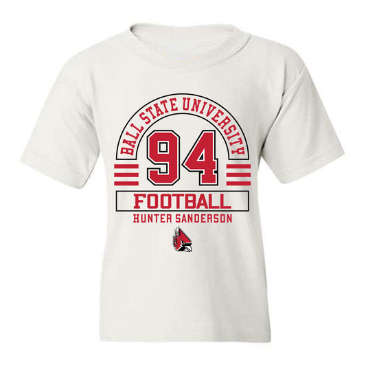 Ball State - NCAA Football : Hunter Sanderson - Classic Fashion Shersey Youth T-Shirt-0