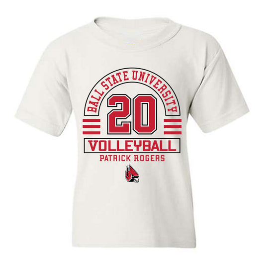 Ball State - NCAA Men's Volleyball : Patrick Rogers - Classic Fashion Shersey Youth T-Shirt-0