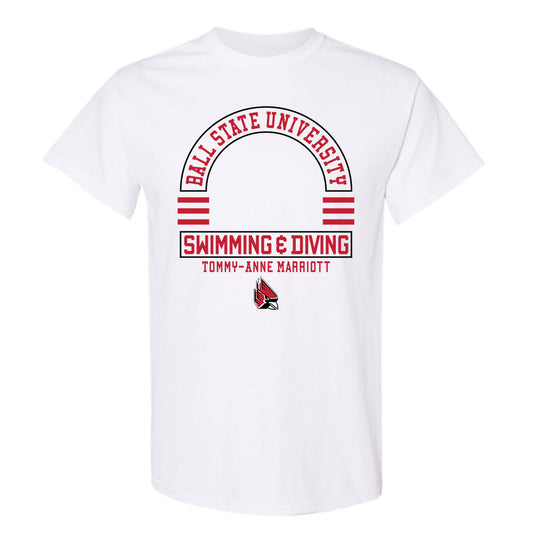 Ball State - NCAA Women's Swimming & Diving : Tommy-Anne Marriott - Classic Fashion Shersey T-Shirt-0