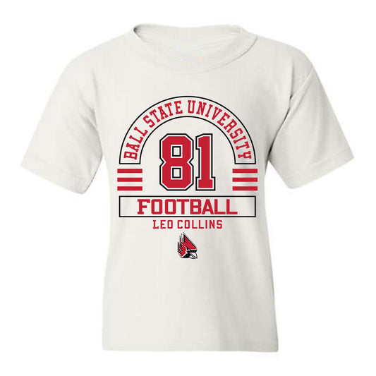 Ball State - NCAA Football : Leo Collins - Classic Fashion Shersey Youth T-Shirt