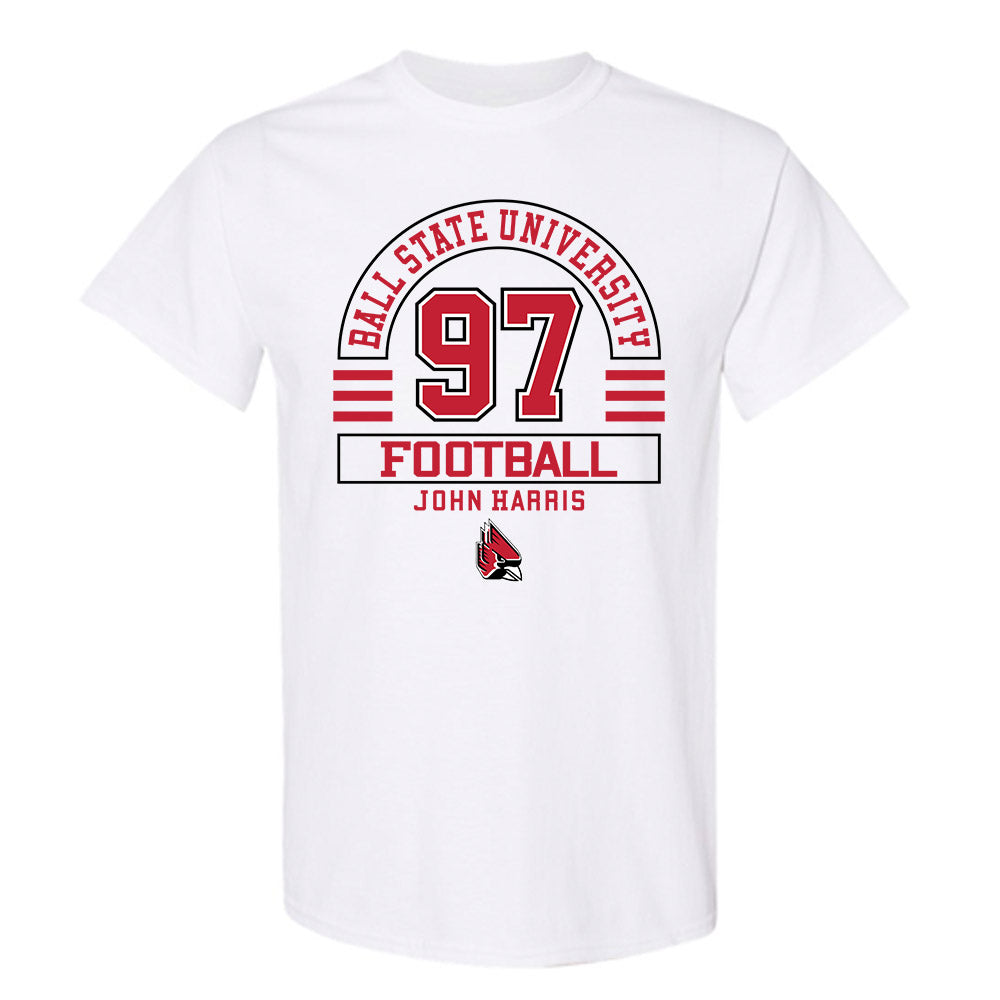 Ball State - NCAA Football : John Harris - T-Shirt Classic Fashion Shersey