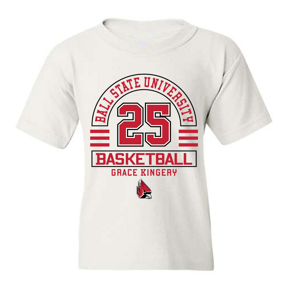  - NCAA Women's Basketball : Grace Kingery - Classic Fashion Shersey Youth T-Shirt-0